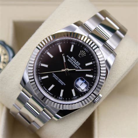 buy rolex date-just ii 41 black|2021 rolex datejust 41 mm.